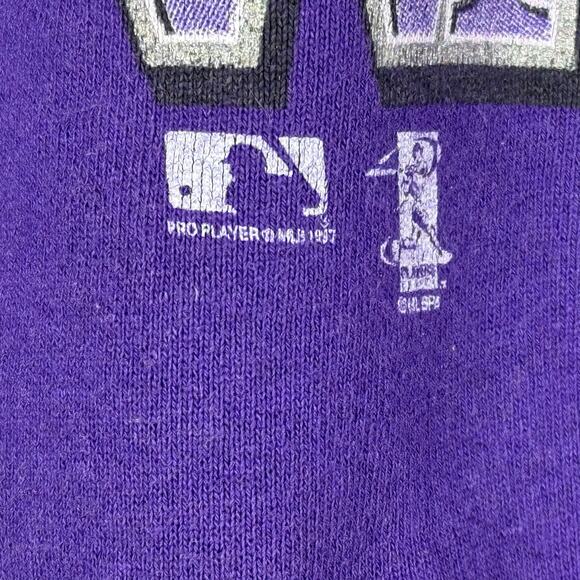 Vintage Pro Player Larry Walker Rockies 1997 MLB MVP Crewneck - Picture 2 of 12